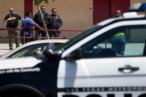 1 adult injured in shooting at Las Vegas middle school